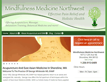 Tablet Screenshot of mindfulnessmedicinenorthwest.com